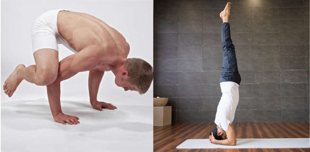 Frog stand et headstand