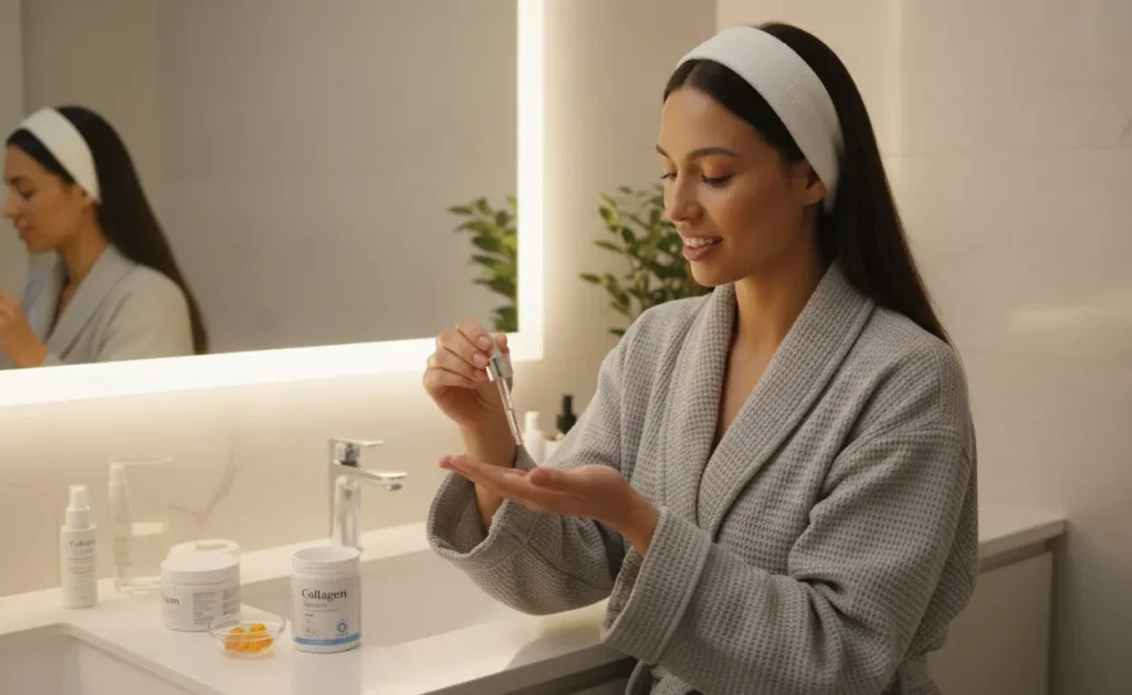 collagene vitamine C peau