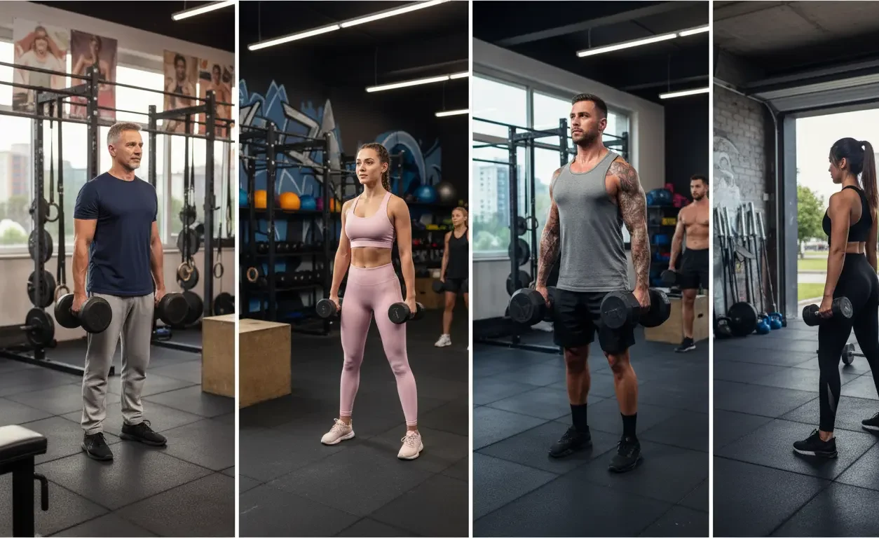 Shrugs aux haltères : la technique complète pour des trapèzes puissants