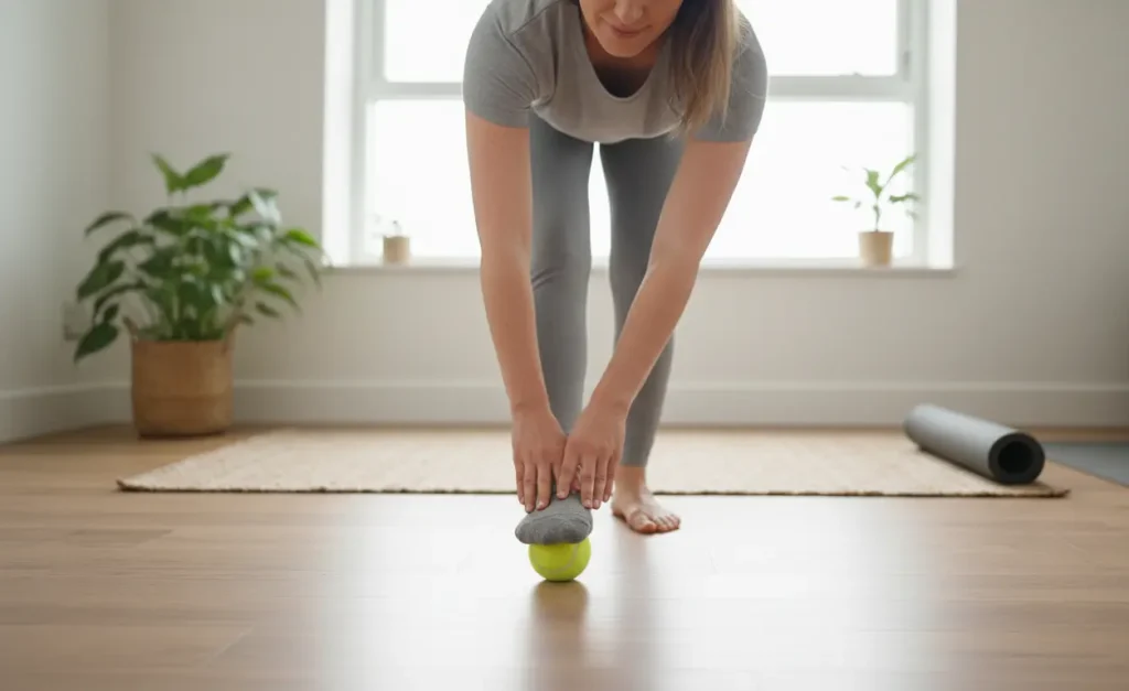 auto massage balle de tennis image