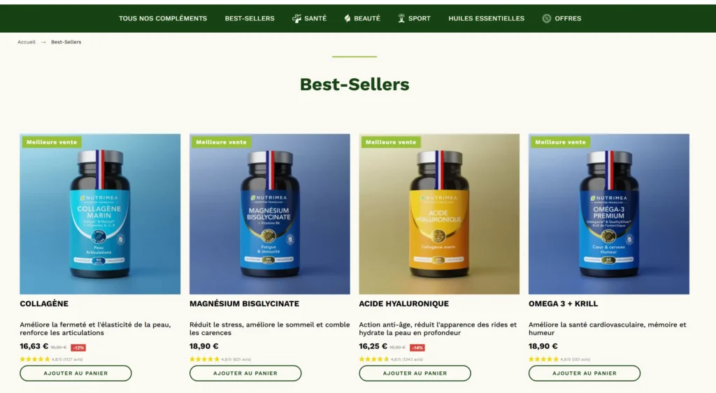 best seller nutrimea