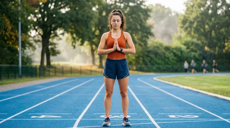 femme sportive concentration performance